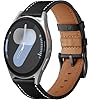 Aimtel Leather Strap Compatible with Samsung Galaxy Watch 7 FE 6 5 4 Strap 40mm 44mm/Watch 6 Classic 43/47mm& 5 Pro 45mm&/Soft Band 4 Classic 42mm 46mm,20mm Leather Replacement Band #5