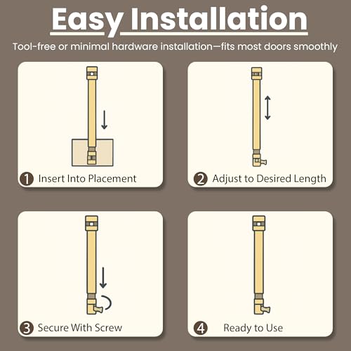Image of BOSCO 4-Inch Antique Canning Style Tower Bolt | Aluminium Body with Stainless Steel Rod | Rust-Resistant Door & Window Tower Bolt with Screws | Heavy Duty Door Fitting (Antique Finish)