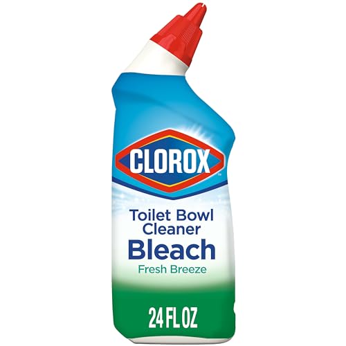 Clorox Toilet Bowl Cleaner Bleach, Fresh Breeze Scent 24 Ounces (Package May Vary) - image 1
