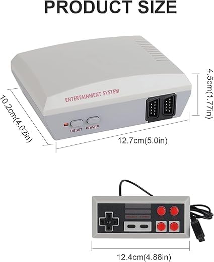 Miniatura 4 de Consola de juegos retro para TV con más de 300 juegos clásicos 2 controladores con cable