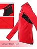 ARSUXEO Cycling Jersey Mens Long Sleeve Mountain Bike Jersey Half Zipper Cycling Top Clothing 6031 red XXL #2