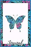 Journal: A Gift for Butterfly Lovers, Butterflies Blank Lined Notebook with Motivational Quotes,...
