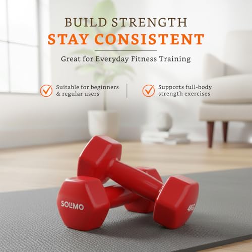 Image of Amazon Brand - Solimo Vinyl Dumbbell