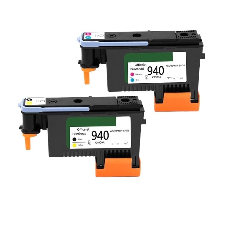 Cabezal de impresión 2 piezas C4900A C4901A for cabezal de impresión 940 HP940 940 HP940 cabezal de impresión for impresora Officejet Pro HP8000 HP8500 HP8500A Cabeça BK/YC/M Accesorios para impresora
