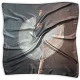 Größe: 60 * 60 cm Abel Berth Quadratischer Schal Klassischer tanzender Ballerino in Bewegung auf der Bühnendekoration Quadratisches Haarschal Stirnband für Frauen Mädchen