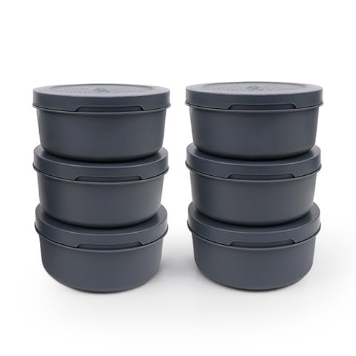 ZiiPa • Set de 6 Boîtes à Pâtons Spetina Ardoise • Boîtes Alimentaires Hermétiques 250g...