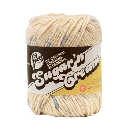 Image of Lily Sugar 'N Cream The Original Ombre Yarn - 100% Cotton - 2 oz - Denim Blue - Machine Wash & Dry