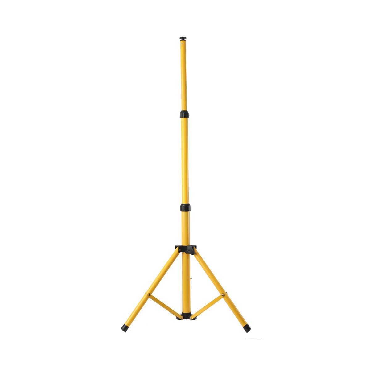 YILIKISS Flood Light Tripod Stand LED Work Lights, Portable Job Site Lights Floodlight Work Area Light Adjustable Telescopic Triangle Stand for Workshop, Garage, Construction, Basement, Single Head