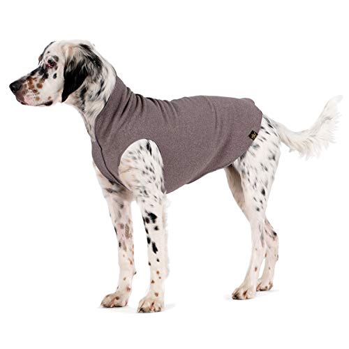 Stretch-Fleece-Dog-Coat-Stretchy-Pet-Sweater-Machine-Washable-Pullover-for-Winter-and-Fall-Charcoal-10 - Cucciolini Doodles   Stretch-Fleece-Dog-Coat-Stretchy-Pet-Sweater-Machine-Washable-Pullover-for-Winter-and-Fall-Charcoal-10