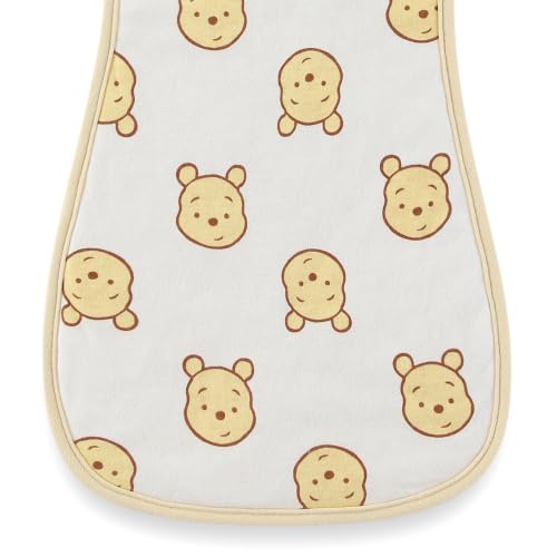 Image of Disney Baby Winnie the Pooh Burp Cloths 3 Pack 20 inch x 10 inch Burping Rags | officially licensed, soft absorbent fabric, leakproof burping rags, essential infant feeding care