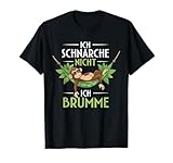 Ich Schnarche Nicht Ich Brumme Lustiger AFFE T-Shirt