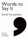 words to say it (comma singles) (english edition)