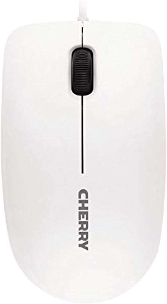 CherryMC 1000 USB Wired Mouse 3 Button 1200dpi Pale Grey JM-0800-0