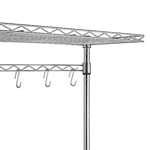 Amazon Basics WSF-182460-CHR-WD Kitchen Storage Baker'S Rack thumb #4