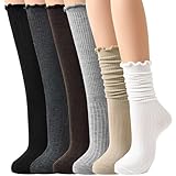 Jeasona Women Ruffle Socks Slouch Scrunch Cute Frilly 6...