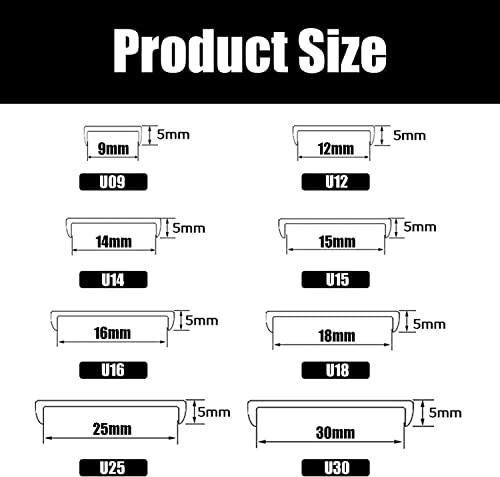 Cantonera de silicona flexible en U de 5m para perfiles de madera 7