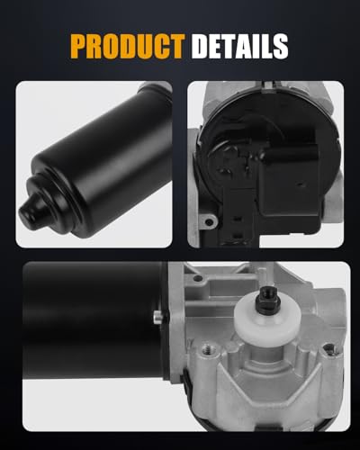 Image of ROADFAR Front Windshield Wiper Motor Fit for Ford for Excursion 2000 2001 | 1997-2003 For F-150|1998-2002 For Lincoln|2005-2007 For Mercury Marine|Replace 2C3Z17508BA|4F1Z17508AB|5Pins