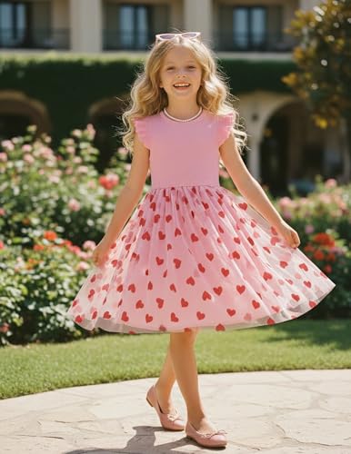 Image of PATPAT Girls Sequin Polka Dot Tutu Princess Birthday Party Dresses 3-4T