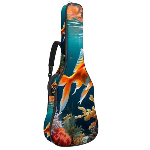 Housse de guitare étanche 101,6 cm antichoc et colorée pour transport sûr