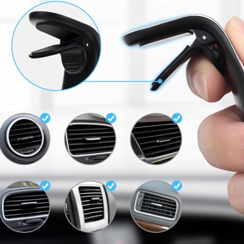 Image of Highdas L Type Bracket Car Air Vent Mount Magnetic Phone /Mobile Holder