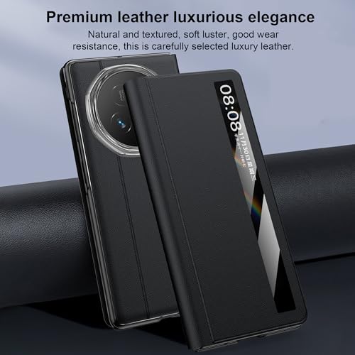 Coque Honor Magic V5 Lemxiee en PU premium finition soignee pour ecran pliable