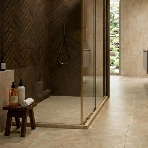 Image of Tile Insert Floor Drainer 6 x 6 Inch Premium Grade 304 Stainless Steel Invisible Shower Drain | Waste Water Floor Outlet for 13mm Tiles with Cockroach Trap