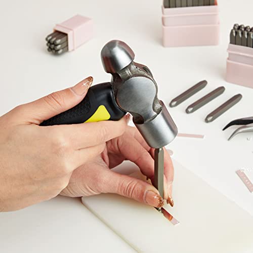 Juvale HHHDW 1 Pound Metal Stamping Hammer For Jewelry Making thumb #1