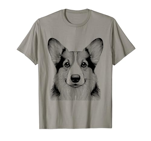 Huella digital de perro - Pembroke Welsh Corgi Dad Mom Camiseta