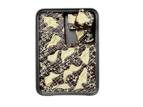 MasterClass Antihaft-Brownie-Pfanne mit PTFE-, PFOA- und BPA-freier Antihaftbeschichtung, robuster 1 mm dicker Kohlenstoffstahl… – Ansicht 4