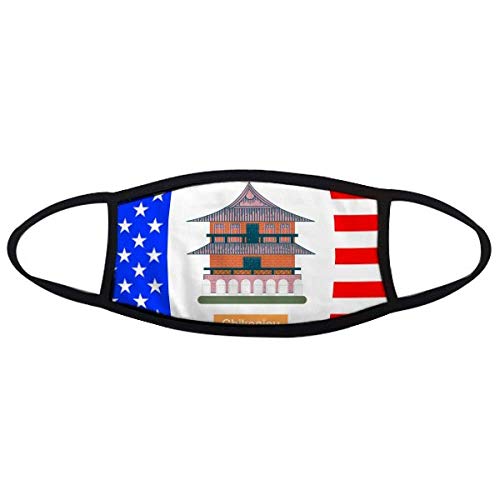 Masque de Voyage Anti-poussière Taiwan Éviter les Allergies en Trajet Motif Chicaniou