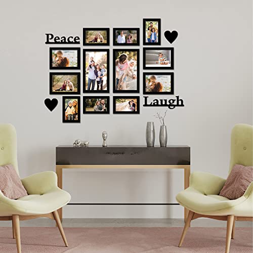 Image of Amazon Brand - Solimo Photo Frame Set (Black SPF-1417)