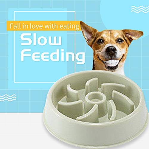 Bojee Slow Feeder Dog Bowl 500ML Non-Slip to Decrease Over Food Intake for Any Kind of Food and Water.