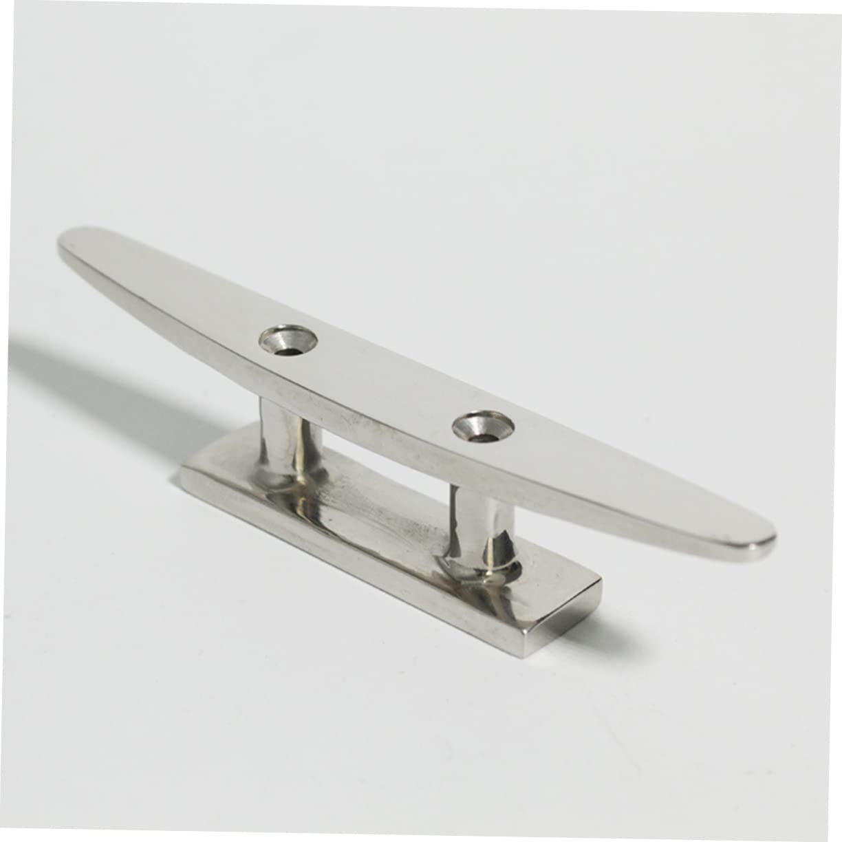 VANZACK Stainless Steel Cable Bolt 125mm Horn Shape Bollard Boat Rope Holder Dock Cleats Easy Install