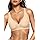 OEAK Womens Deep V Bras Comfortable Bra Support Push Up Bralettes Low Cut no Underwire Bra Plunge Seamless Tshirts Bras XX-Large Beige