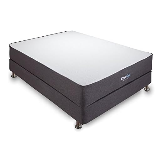 Classic Brands Cool Gel Ventilated Memory Foam 10-Inch Mattress | CertiPUR-US Certified | Bed-in-a-Box, Queen