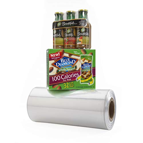 12" X 3500 Ft. Heat Shrink Film Wrap Strong Centerfold Polyolefin 75 Gauge Heat Activated Shrink Wrap, 1 Roll #TOP3