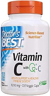 Doctor's Best Vitamin C with Quali-C 1000 mg, Non-GMO, Vegan, Gluten Free, Soy