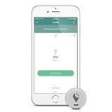 TrackR pixel - Bluetooth Tracking Device. Item Tracker. Phone Finder. iOS/Android Compatible - White
