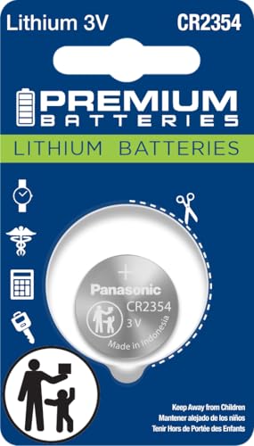 Premium Panasonic CR2354 Lithium 3V Coin Cell - Japanese Engineered High Capacity Batteries (1 Pack)