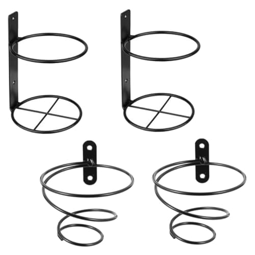 DECHOUS 4Pcs Wall Mounted Wine Rack Sturdy Metal Hanging Display Holder for Home Kitchen Bar and Party Use Stylish Wine Storage with Elegant Design