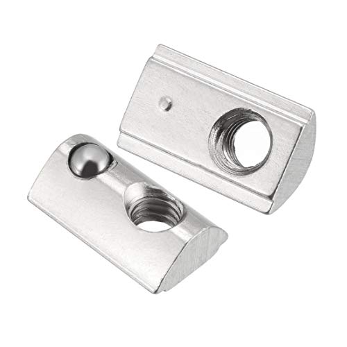 sourcing map - Tuerca elástica para perfil de extrusión de aluminio serie 2020, 20 unidades