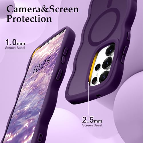 Pepmune for Samsung Galaxy S26 Ultra Case Curly Wavy Frame, Purple by Pepmune - Used condition - Image 5