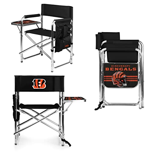 Image of Picnic TIME NFL Unisex-Adult NFL Sports Chair with Side Table, Beach Chair, Camp Chair for Adults