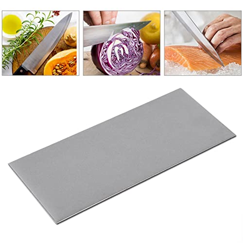 Sharpening Stone, 2 Side Grit 600 Knife Superior Whetstones Pocket Sharpener With Non Slip Base Ceramic Diamond Abrasive Tools Sharping Knives Kit For Kitchen Hunting Chef Polishing Bits Chisels #TOP1