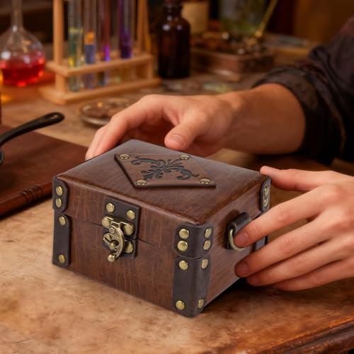 Boîte à bouteilles de potion rangement sécurisé étui d'alchimie - 3