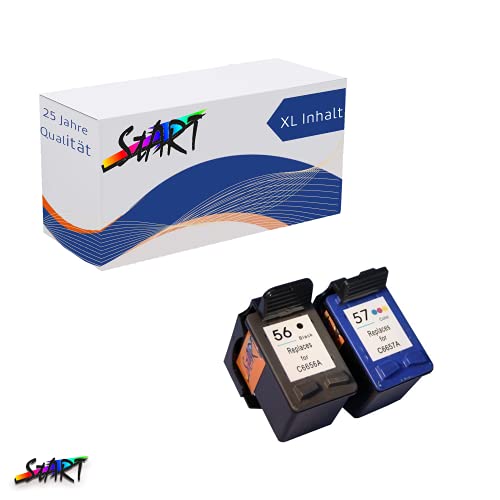 Cartouches d'encre HP 56 57 compatibles pour remplacer vos blocs vides
