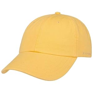 STETSON Casquette Rector Femme/Homme – Protection UV de Soleil Boucle en métal, avec visière Printemps-été – Taille Unique Jaune Pastel