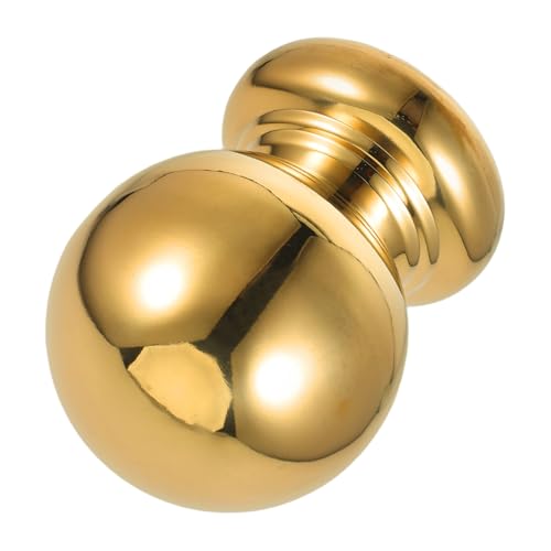 Toddmomy Remate para de Valla con Bola Dorada de Tapas Decorativas para Barandillas Escaleras y Jardines Accesorio de Integrado para Cercas y Portones Diseño Elegante y Versátil