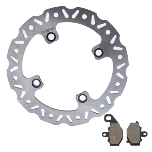 Rear Brake Disc Rotor and Pads for KAWASAKI NINJA ZX6R ZX6RR ZX-6R ZX-6RR 2002-2023, ZX10R ZX-10R 2004-2021,ZX9R 1998-2003, Z750 Z1000 2004-2006