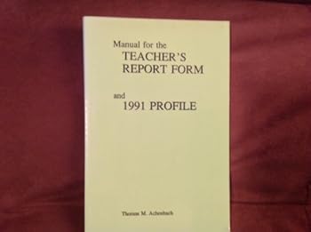 Paperback Manual for the Teacher's Report Form & 1991 Profile Book